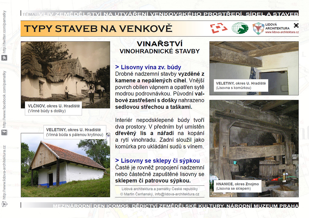 Vinařství a vinohradnické stavby